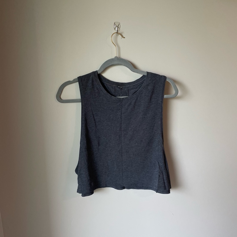 Lululemon gray muscle tank
